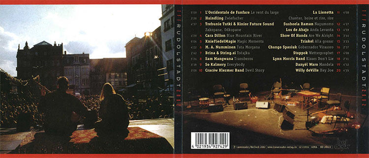 willy deville 2002 07 05 Rudolstadt 2002 cover out left